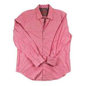 Robert Graham Pink Classic Fit Long Sleeve Button Down / Men’s Size XL